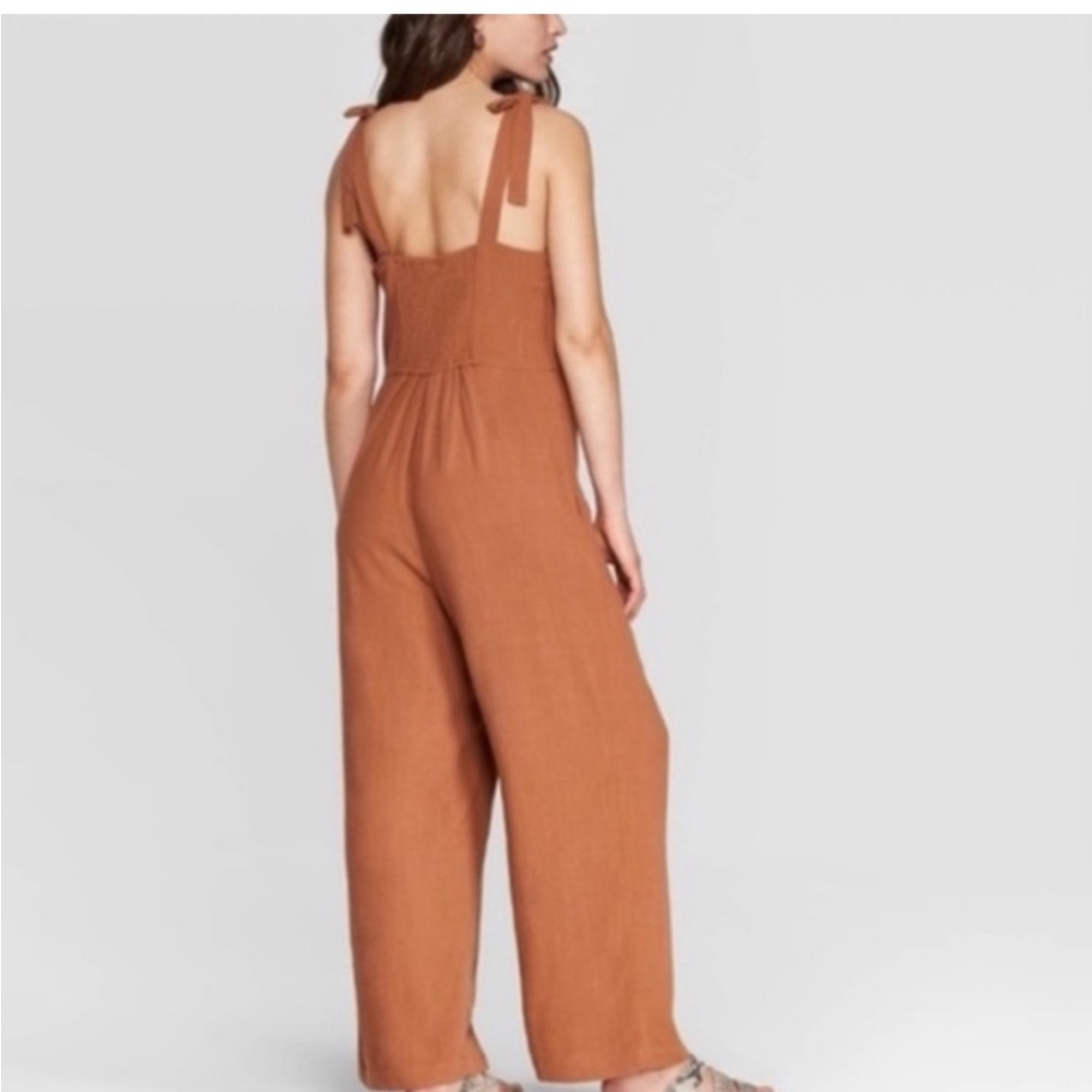 Universal Thread Rust Sleeveless Jumpsuit